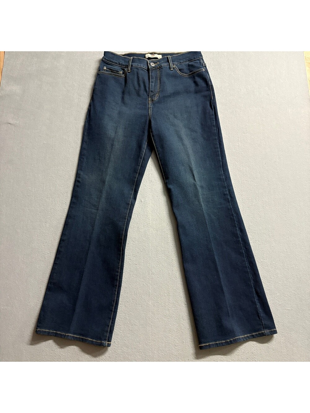 Levis 512 Perfectly Slimming Bootcut Jeans Womens Size 10 S/C Dark Wash Stretch